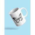 thumbnail image 3 of Black Butterfly Mug - SPIdeals Designs,, 3 of 4