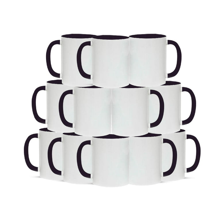SketchLab Mirror mugs for sublimation 11 oz,Creating Custom Coffee Mugs,  heat Press Sublimation Mug, Infusible Blank with Sublimation Ink. 