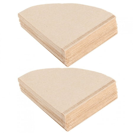 

Filter Paper Coffee Strainer Disposable Cone-Shaped Wood Pulp Material For Home V01 For 1-2 People