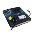 thumbnail image 3 of HELLHERO Tote Bags with Book Protection Polyester Book Cover Sleeve Pouch with Lightweight for Hardcover Notebook Bible Journal Book Carrying Case, 3 of 8