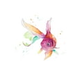 thumbnail image 2 of Loreth, Lanie 23x32 White Modern Wood Framed Museum Art Print Titled - Fin-Tastic II, 2 of 4