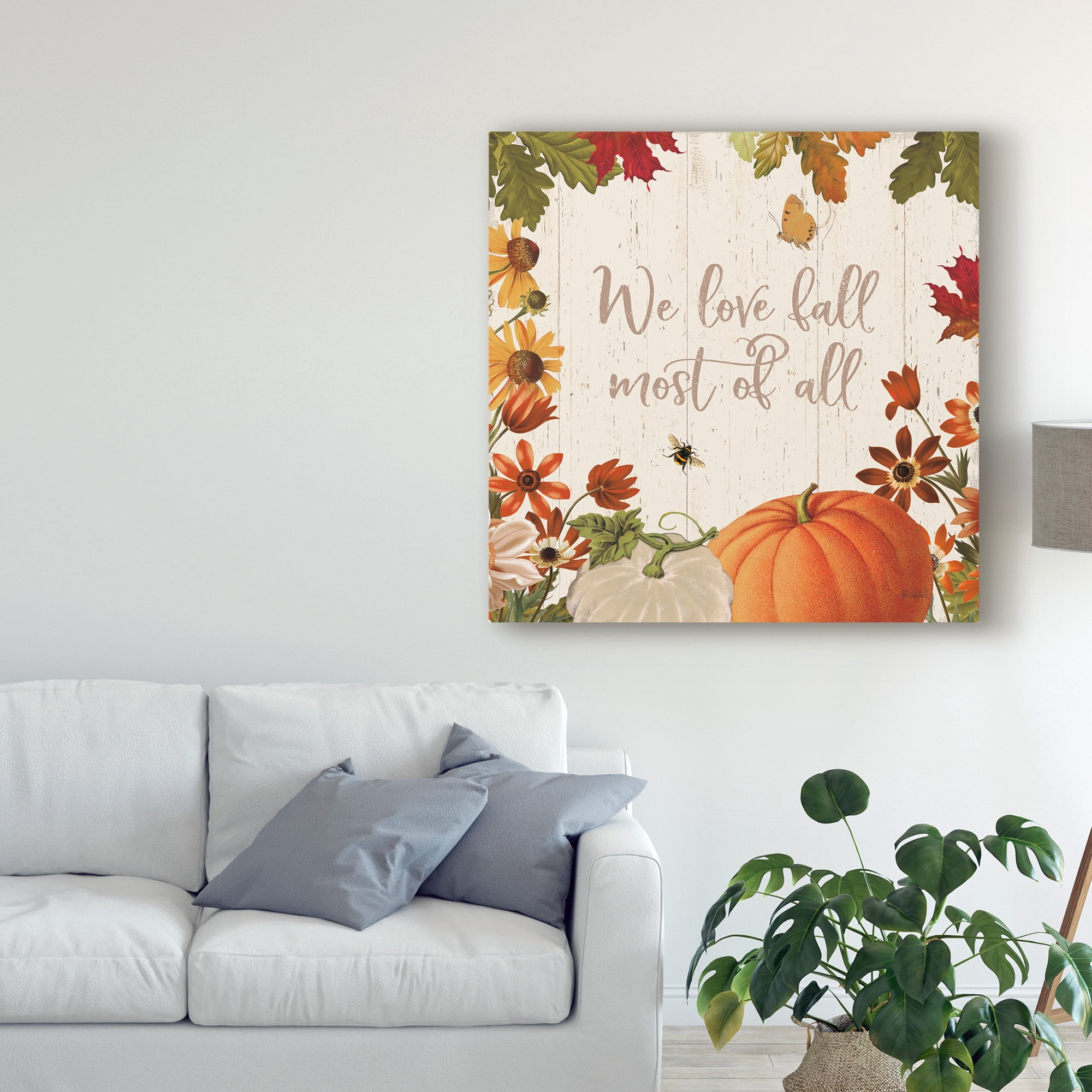 Trademark Fine Art 'Fall Garden II' Canvas Art by Katie Pertiet
