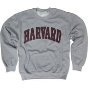 Harvard University Sweatshirt Officially Licensed Arched Block Crewneck