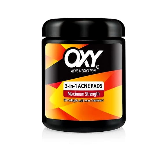Oxy Maximum Action 3-In-1 Treatment Pads, 90 Count