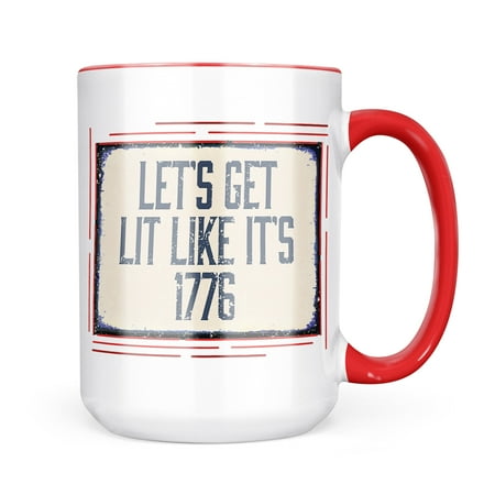 

Christmas Cookie Tin Let s Get Lit Like It s 1776 Fourth of July Aging Vintage Blue Mug gift for Coffee Tea lovers
