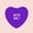PURPLE, variant on Ceybo Valentines Day Bite Me Heart Candy Wall Decals