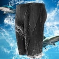thumbnail image 3 of zeranth Men Swimming Shorts Waterproof Quick Dry High Elasticity Mid Waist Soft Breathable Solid Color Plus Size Swimming Pants, 3 of 6