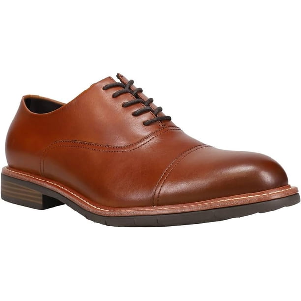 Kenneth Cole Reaction Klay Flex Lace Up Shoes - Size 9.5- Cognac. Klay Cognac Oxfords – Vegan Leather & Flex Comfort | KC main image 3