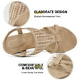 thumbnail image 3 of Ablanczoom Wedge Sandals for Women Shoes: Comfortable Open Toe Platform Women Sandals, 3 of 6