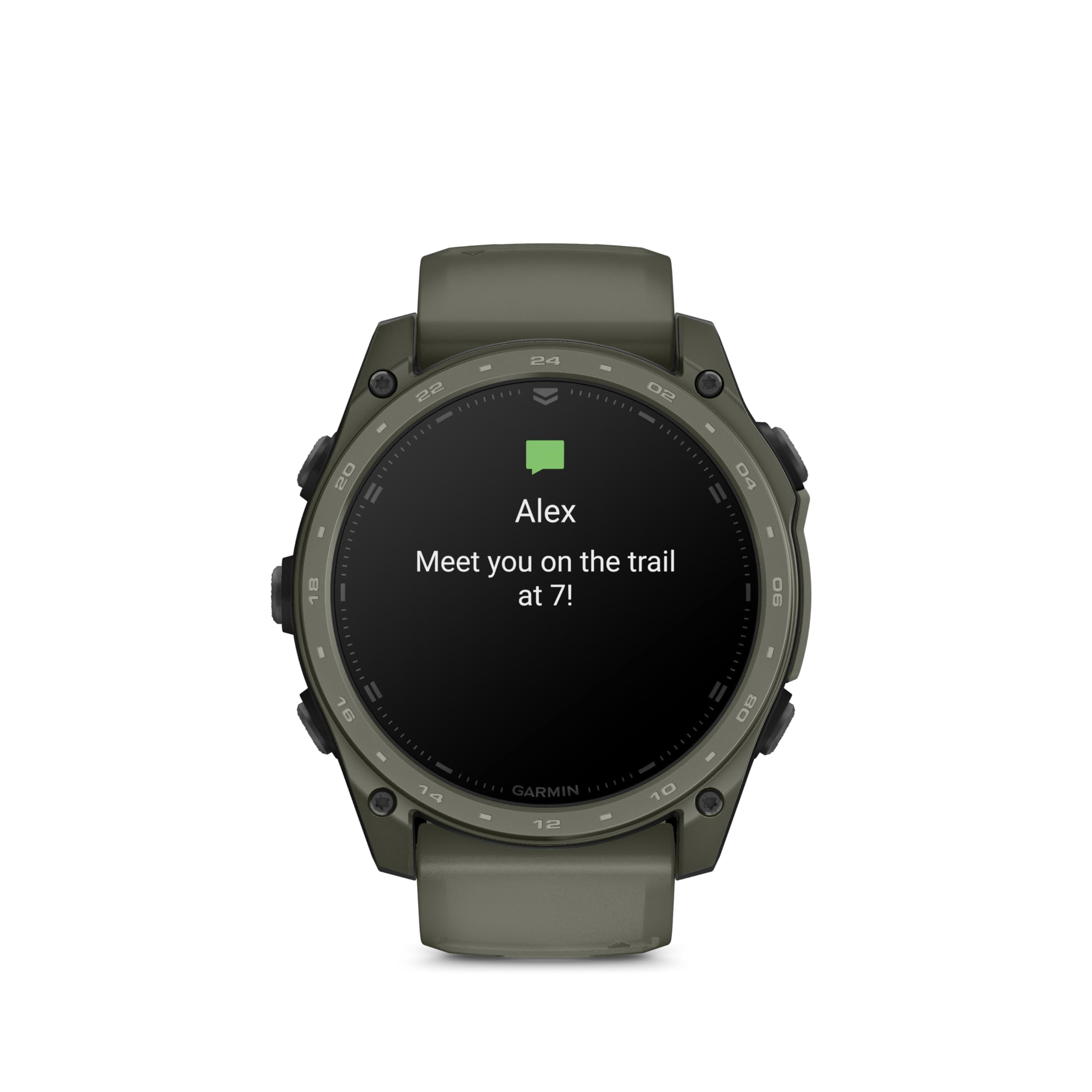 Garmin tactix 8 51mm Cerakote, Premium Tactical GPS Smartwatch, AMOLED Display, Applied Ballistics Solver, Olive Drab Premium Cerakote Coating