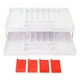 thumbnail image 2 of Bandeja Organizadora De Cajones Plegable De 2 Niveles, Almacenamiento De Cajones Inteligente Plegable, Cajón De Basura Expandible Para Maquillaje, Joyas, Cubiertos, Utensilios,, 2 of 7