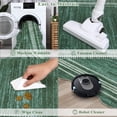 thumbnail image 6 of Towallmark 10x13 Washable Area Rug, Ultra Soft Low Pile Non-Slip Carpet, Modern Scalloped Print Floor Mat for Living Room Bedroom Home Decor, Green, 6 of 9