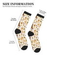 thumbnail image 3 of Disketp Cute Bee Honey Jar Hive Bear Unisex Mid-Calf Socks Lightweight Breathable Ventilation Ankle Socks, 3 of 7