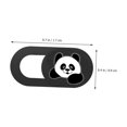 thumbnail image 3 of WHAMVOX 3Pcs Web Camera Cover for General Users Black ABS Version, 3 of 8