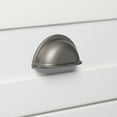 thumbnail image 3 of GlideRite 3 in. Center-Center Classic Cabinet Bin Cup Pull, Graphite Gray - 953-GPH, 1 Pack, 3 of 4
