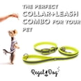 thumbnail image 3 of Heavy Duty Reflective Dog Collar \u Adjustable and with Durable Metal Buckle and Rings Odor chew Dog Collar for Small Medium and Large Dogs (Large Pink), 3 of 9