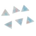 thumbnail image 3 of Pendientes colgantes Yuyangstore de acrílico triangular Azul claro 10 piezas, 3 of 8