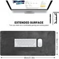 thumbnail image 2 of Large Gaming Mouse Pad - Abstract Vintage Gray Large Office Decor Desk Mat, Non-Slip Rubber Desk Pad, Laptop Computer Mouse Pad, Waterproof Solid Mouse Mat for Home, 31.5'''' x 11.8'''' BDMYSE27, 2 of 6