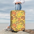 thumbnail image 3 of Lsque Colourful Tie Dye 1 Printed Luggage Cover, Travel Luggage Protector,Scratch and Dirt Resistant, Fits 18-32 Inch Luggage - Medium, 3 of 9