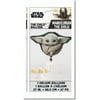Galactic Baby Yoda Party Balloon - 27" Premium Multicolor F Mandalorian Decor, Ideal for Fans and Themed Celebrations!