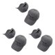 thumbnail image 5 of Gorra de béisbol bordada Qarigey para El día del pelo malo Negro, 5 of 6