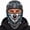 #21-Black, variant on Polar Bear Print Plush Balaclava White Winter Warm Full Face Mask Ski Snow Riding Cycling Hood