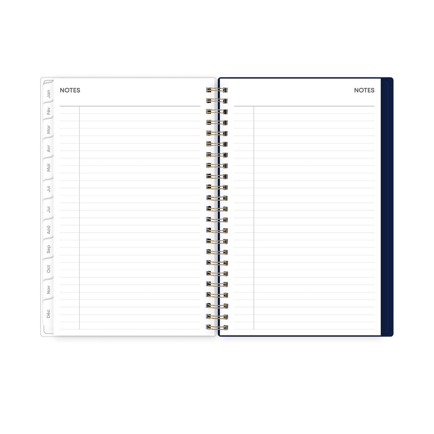 Agenda hebdomadaire/mensuel 2024, 5 po x 8 po, Blue Sky, Tana