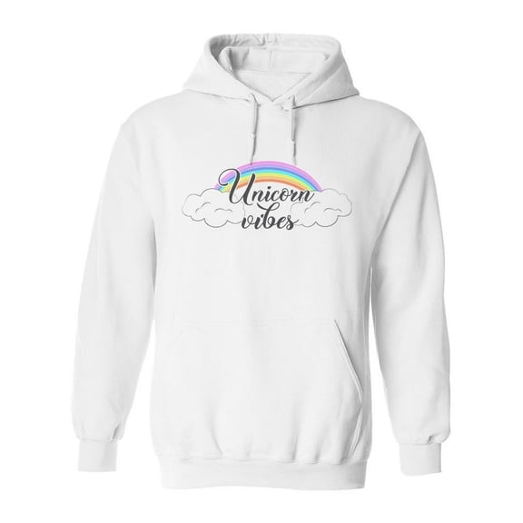 Unicorn Vibes Between Clouds Hoodie Women -Image by Shutterstock, Female 3X-Large