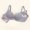 Grey, variant on Women Underwear Adjustable Push Up Bra Sexy Lingerie Fashion Letter Seamless Bra