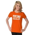 thumbnail image 3 of Hunting Legend Awesome Hunter Womens Fitted Plus Size Graphic Tee Brisco Brands 2X, 3 of 5