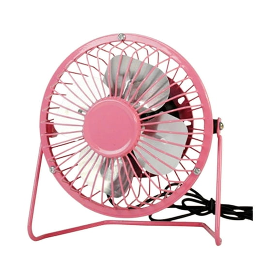 Luoshdecor Usb Mini Desk Fan,Portable Metal Desktop Cooling Fan for Camping Home Office Outdoor Travel