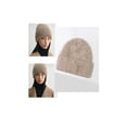 thumbnail image 4 of ZWP Bonnets en Laine d'Alpaga pour Femmes Bonnet Tricoté Chaud d'Hiver, 4 of 6