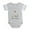 Heather Gray, variant on CafePress - Bichon Frise Life - Cute Infant Baby Football Bodysuit