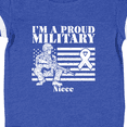 thumbnail image 4 of Inktastic Proud Military Niece Red Friday Girls Baby Bodysuit, 4 of 5