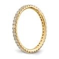 thumbnail image 3 of 14K Yellow Gold Ring Band Eternity Diamond, Lab Grown Round, Size 5, 3 of 4