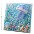 thumbnail image 3 of Ocean Theme Pearl Art DIY Kit, Jellyfish Pearl Painting Set with Glossy 3D Effect, Wall Art Craft for Adults Teens and Home Decor Gift, 3 of 7