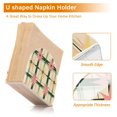 thumbnail image 5 of Yayeee Napkin Holder for Table Set of 2 Kitchen Paper Tissue Organization, Retro Green Stars, 5 of 8