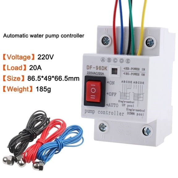 Automatic Water Pump Controller Switch Tank Liquid Level Detection 20A 220V 50Hz