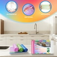 thumbnail image 5 of 3 Gallon Trash Bags, 120 Coloured Garbage Bags, 10 Litre Bin Liner for Bathroom, Kitchen, Office, Bedroom, 5 of 6