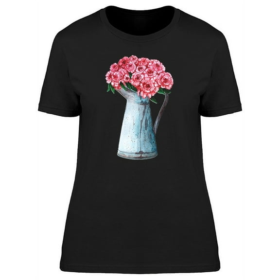 Flowers Bouquet In A Pitcher T-Shirt Women -Image by Shutterstock, Female 3X-Large