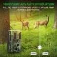 thumbnail image 3 of REXING H1 Blackhawk Night Vision Trail Camera Full HD 1920x1080,40 IR LED,120° PIR, > .2s Trigger Time, Photo Burst,Time Lapse,Loop recording,Password Enabled,IP54,SD card up to 128gb,Surveillance Cam, 3 of 8