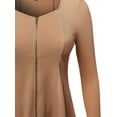 thumbnail image 3 of FashionOutfit Women's Good Strechy PrincessLine Scoop Neck Cardigan Jacket, 3 of 3