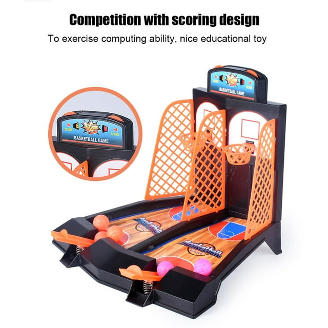 Plastic Kids Table Basketball Shooting Game Desktop Toy for Parent Children Interaction
