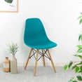 thumbnail image 4 of Heavenly Collection Eiffel Navy Green Wood Chair, 4 of 9