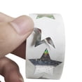 thumbnail image 5 of Yooci EA Roll of Holographic Gold Star Stickers – Versatile Daily Use Stickers for Rewards & Decor, 5 of 8