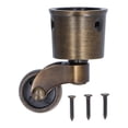 thumbnail image 2 of Coupes de Roulette de Meubles, Roue Dia Pivotante Épaisse Fiable Mat Exquis Alliage de Zinc Rotation de 360 Degrés pour l'Équipement de Bricolage pour les Meubles, 2 of 8