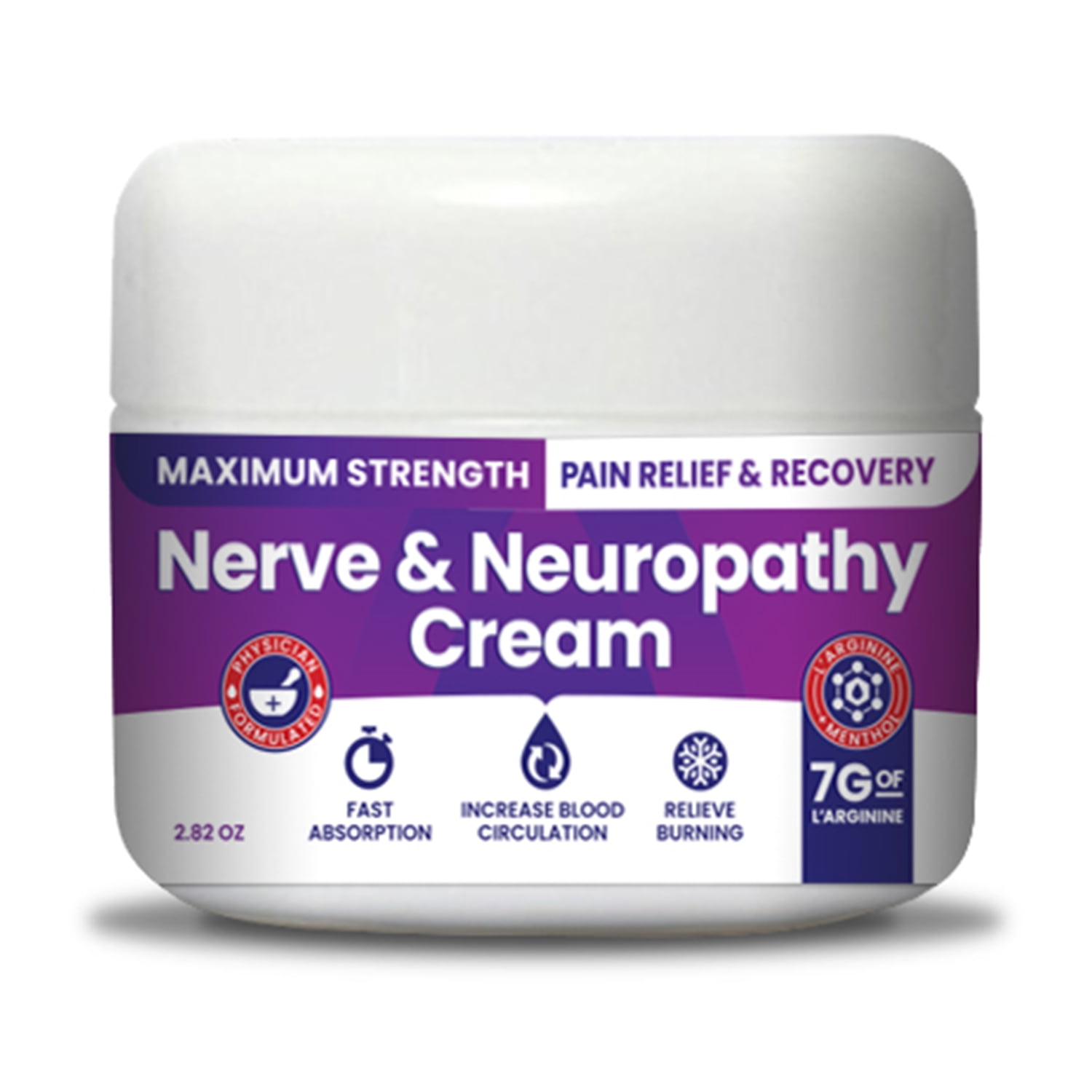 Nerve & Neuropathy Cream by NerveSpa - Maximum Strength Pain Relief Cream -2.82oz
