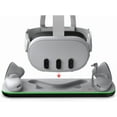 thumbnail image 3 of Charging Dock for Meta Quest 3S/Meta Quest 3 VR Headset & Controllers, Support PD Fast Charging,with 2 Rechargeable Batteries, Type-C Cable, 3 of 7