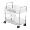 thumbnail image 2 of Luzkey Makeup Organizer Vanity Organizer Holder Display Shelf Makeup Shelf Organizer Household Snack Storage Rack for Table Sundries 2 layers, 2 of 8