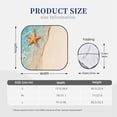 thumbnail image 3 of Bingfone Starfish On The Sand Beach Windshield Sun Shade 2-Piece Foldable Car Front Window Sunshade for Most Sedans SUV Truck - Large, 3 of 7